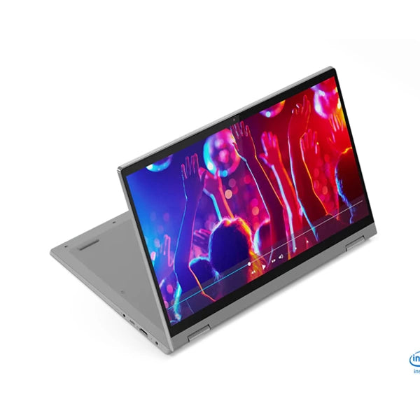 Lenovo IdeaPad FLEX 5 14IRH9 laptop with Privacy Shutter webcam and connectivity ports
