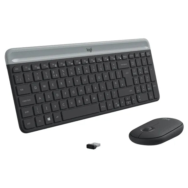 Slim and ergonomic Logitech MK470 wireless keyboard and mouse set
