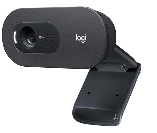 Webcam with built-in microphone
