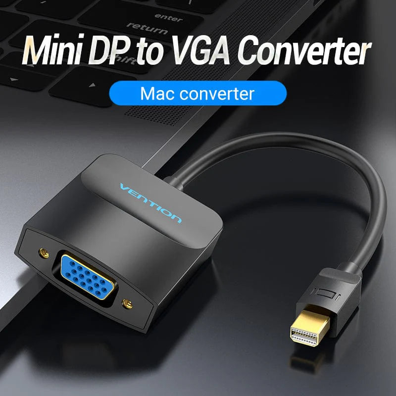 High-Speed Mini DisplayPort to VGA Adapter Vention Black
