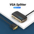 High-Quality Vention VGA Splitter 1M Black
