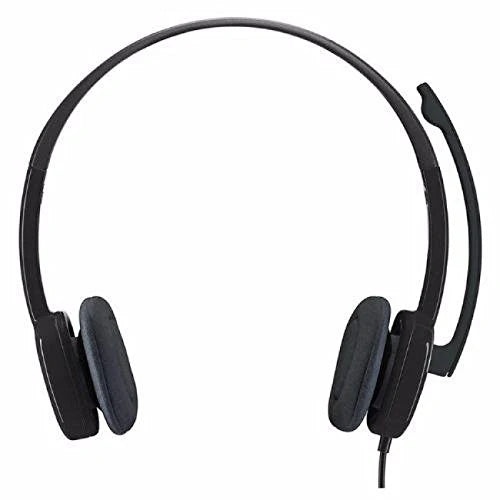 Logitech H151 wired headset for office work, study, and conferencing
