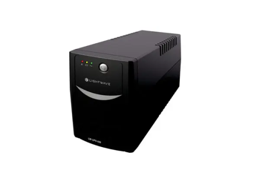 Lightwave 650VA UPS with surge protection and backup power
