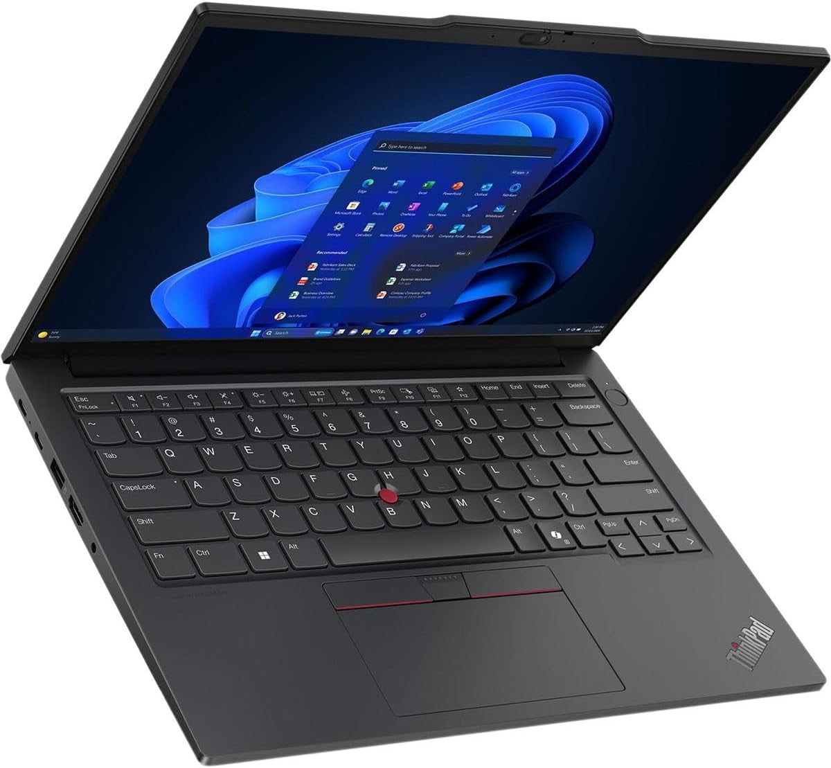  Lenovo ThinkPad E14 Gen 6 showing USB-C, HDMI, and RJ-45 ports
