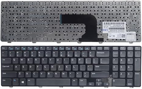 Dell 17-3721 non-backlit US layout keyboard
