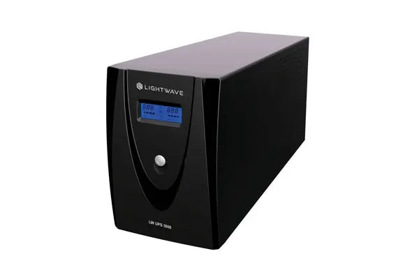 Lightwave LW 3000VA 3 PIN UPS front view

