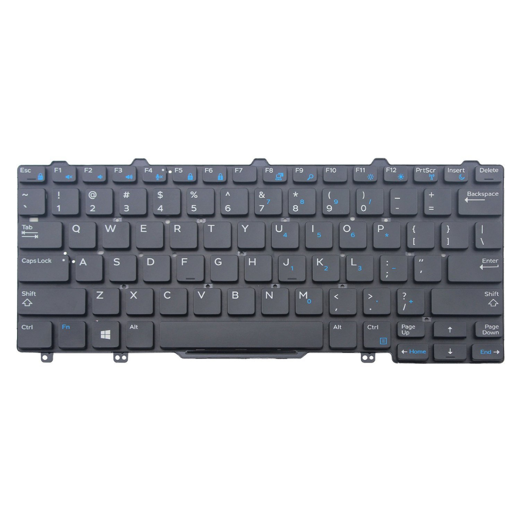 Non-backlit US layout Dell E7250 laptop keyboard Kenya

