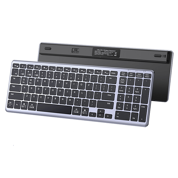 Lightweight wireless slim keyboard for travel
