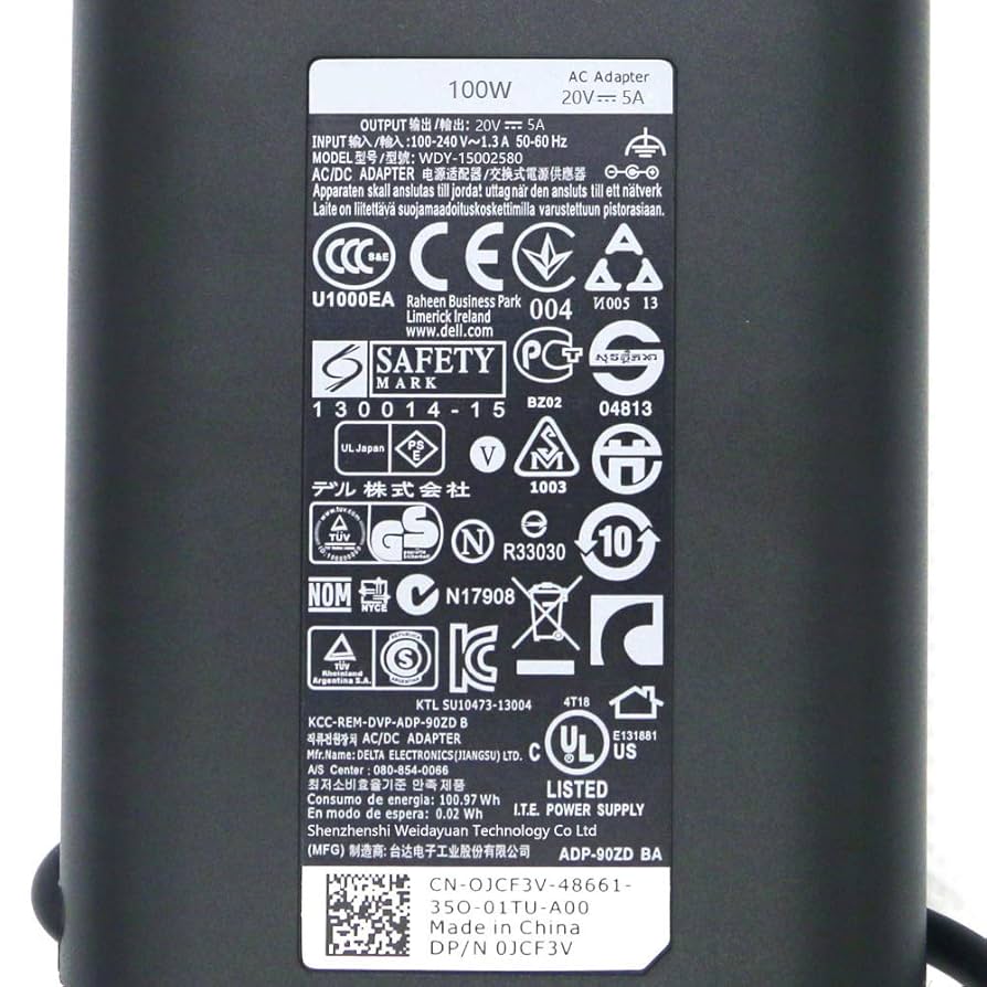 HP 150W Charger for ZBook Fury G8‑G10, ZBook Power G9/G10, OMEN 16, Victus 15/16 – 19.5V 7.7A 7.4mm Barrel Pin
