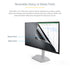 Anti-glare and anti-spy 27" monitor screen protector
