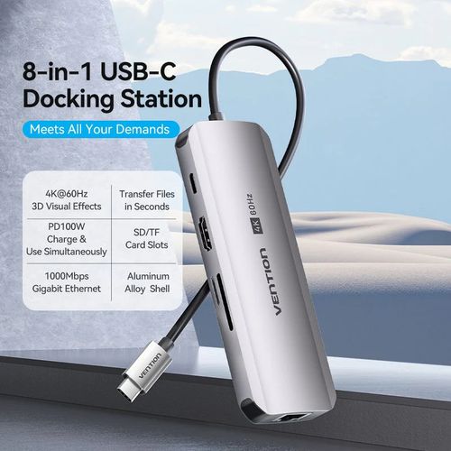 Vention Multiport 8-in-1 USB-C hub

