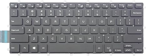 Dell Inspiron 7378 OEM keyboard in black
