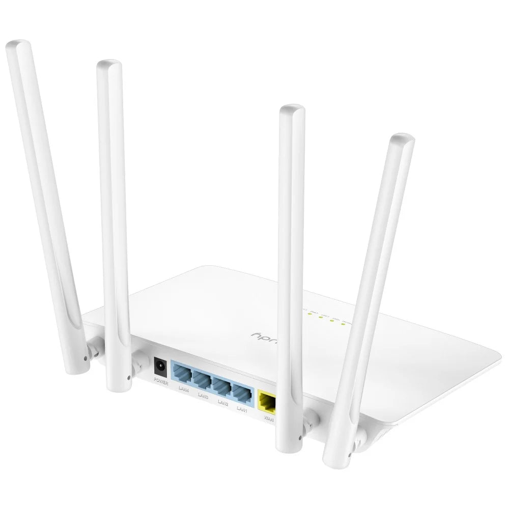 CUDY WR1200 router for gaming, streaming, and multiple device connectivity
