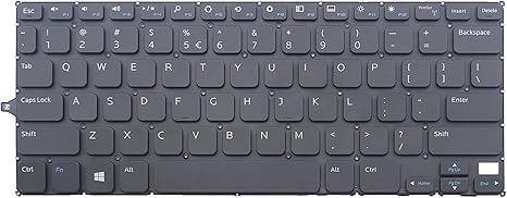 Black US layout Dell keyboard compatible with Inspiron 3152 / 3157
