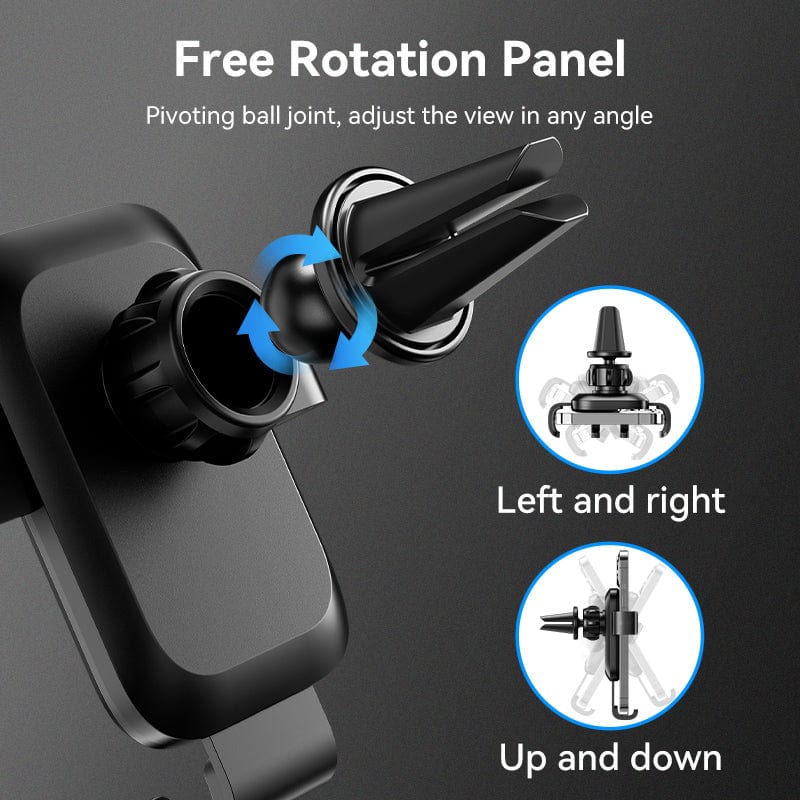 Auto-clamping car phone mount by Vention – Hands-free driving solution

