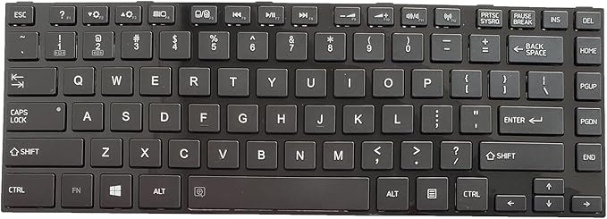 Toshiba Satellite C45D-A US black laptop keyboard
