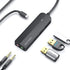 Black Vention USB 3.0 hub with power supply
