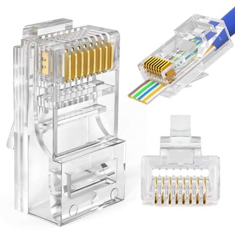 Vention Transparent RJ45 Connector Pack of 100
