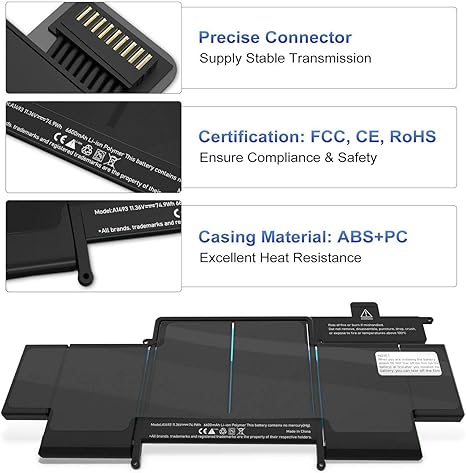 High-quality Apple MacBook Pro A1582 battery for reliable performance
