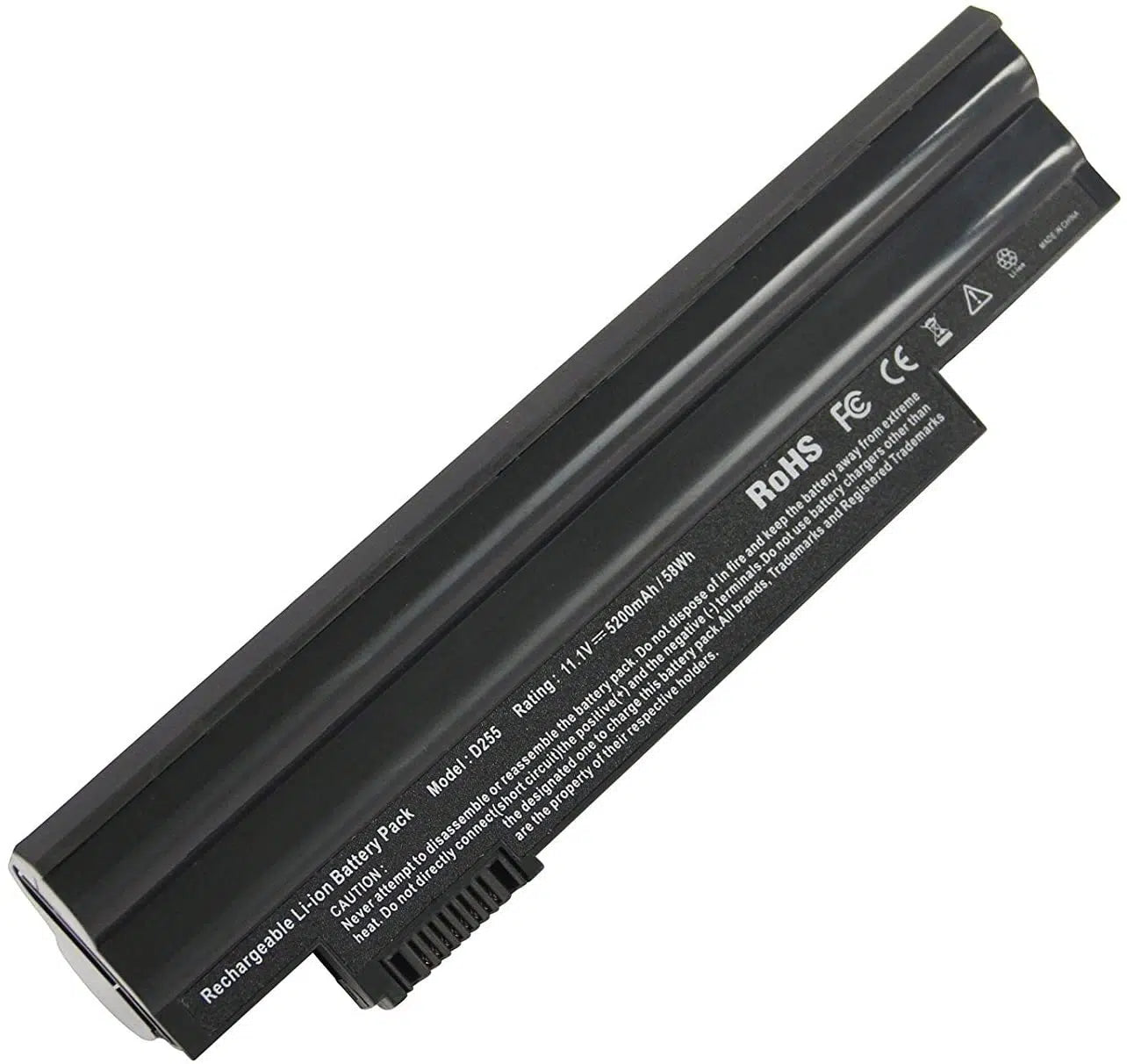 Acer Aspire One battery compatible with D255, D257, D260, 522, 722
