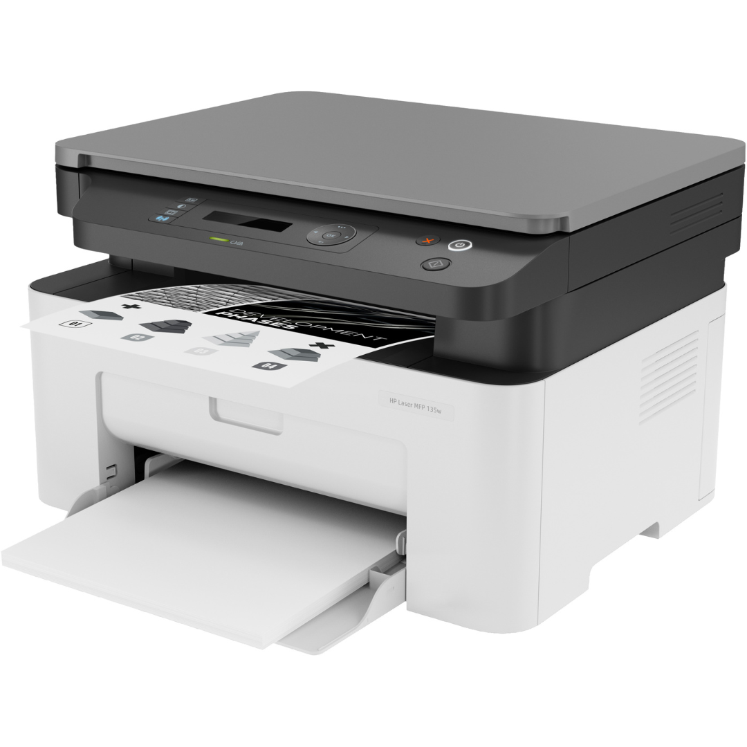 HP Laser MFP 135W A4 Printer for Home and Office
