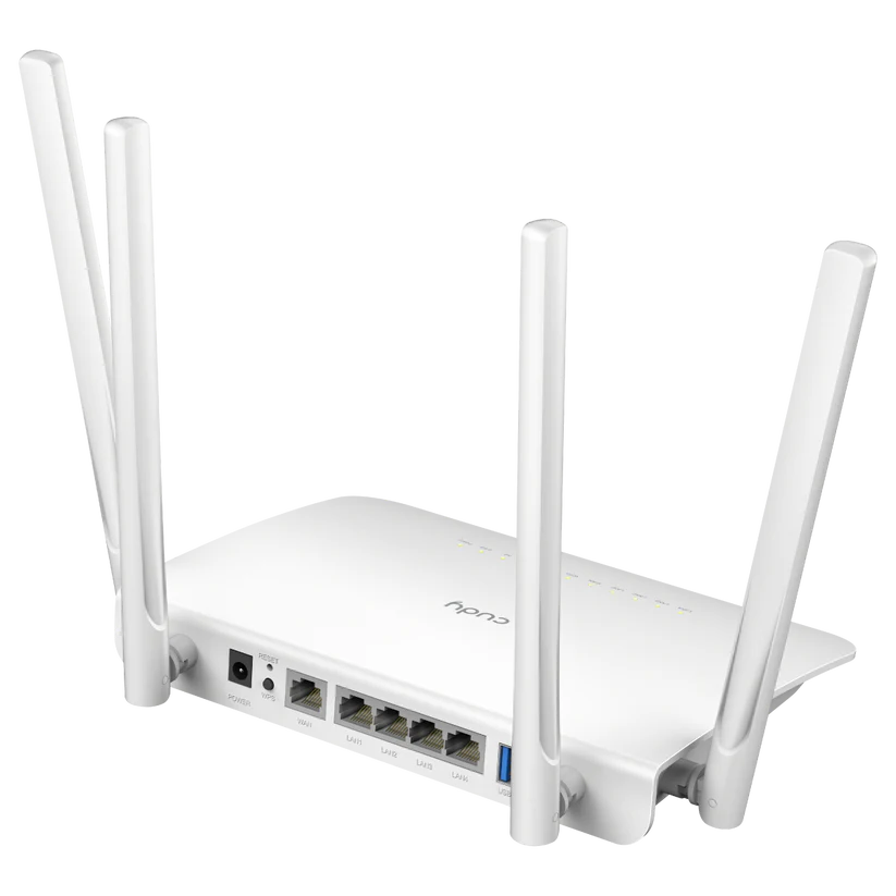 CUDY WR1300 Wi-Fi router for gaming, streaming, and multiple devices
