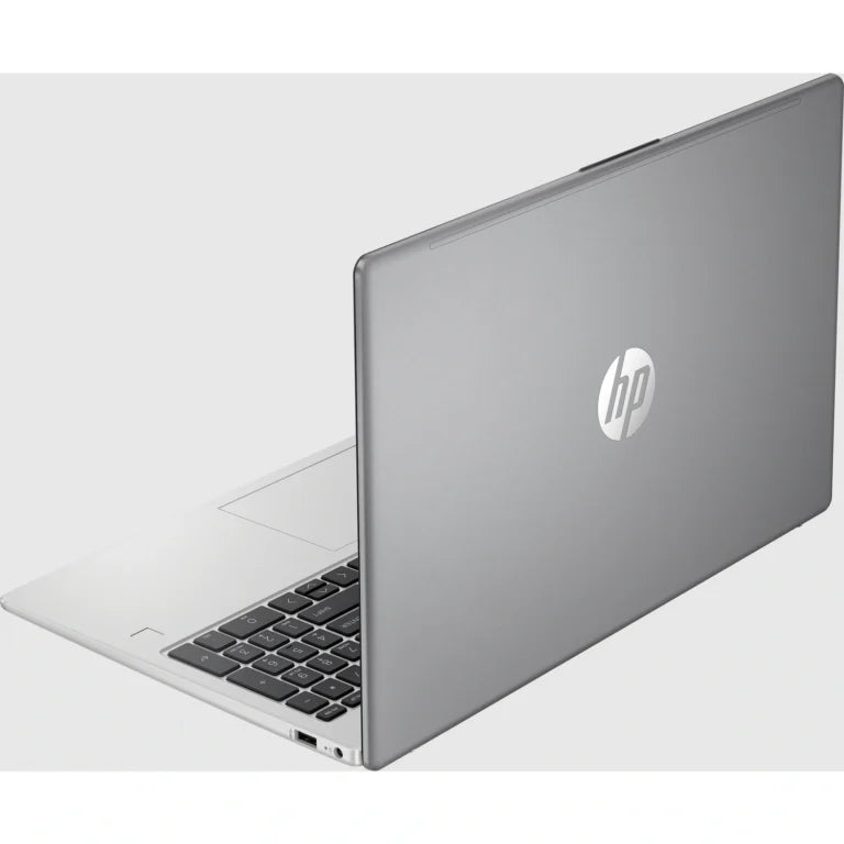 HP 250 G10 Turbo Silver slim design laptop side view
