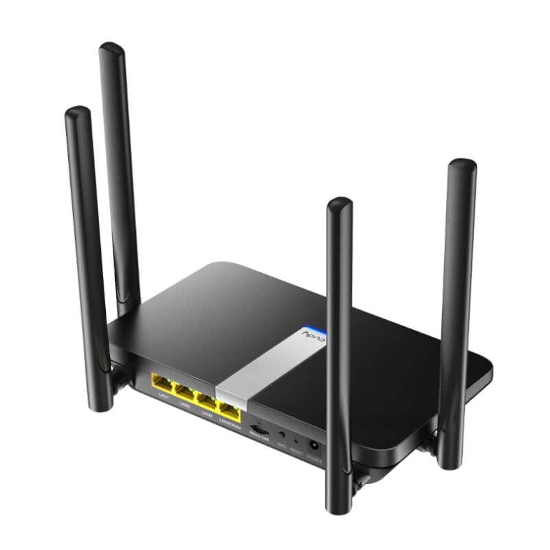 Dual-band CUDY AC1200 router for multiple device connectivity

