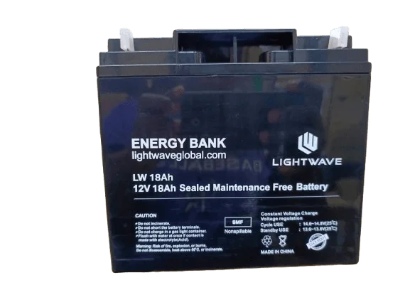  Lightwave 12V 18AH UPS Battery SMF maintenance-free high performance
