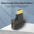 Durable Vention 90-degree HDMI angle adapter
