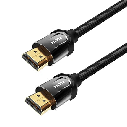 Vention 1-meter HDMI cable nylon braided black metal
