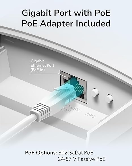 Weatherproof CUDY AP1300 for stable outdoor Wi-Fi coverage

