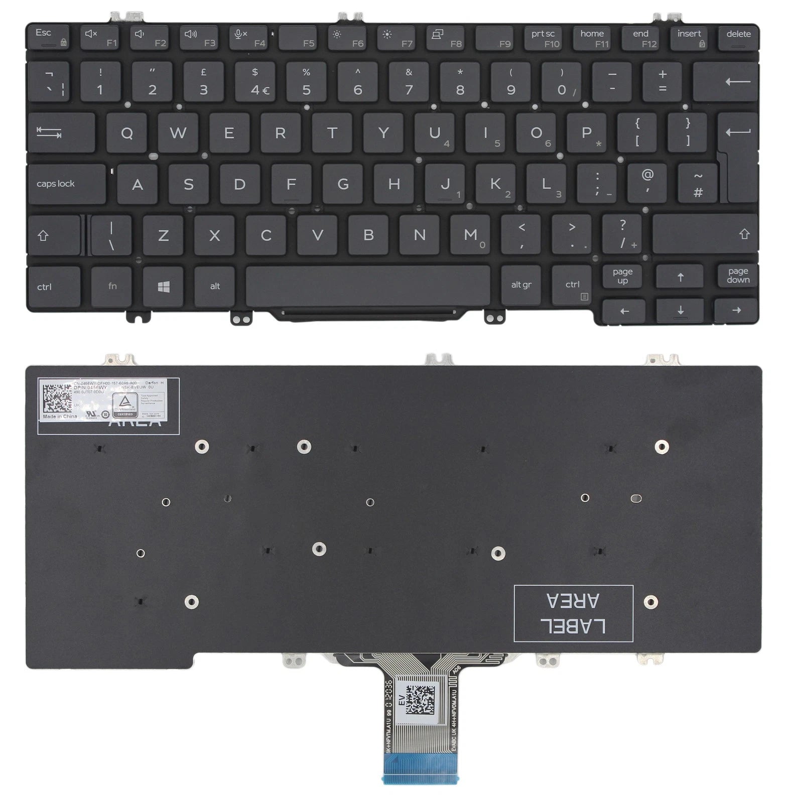  US layout keyboard for Dell Latitude 5300/7300 in Kenya
