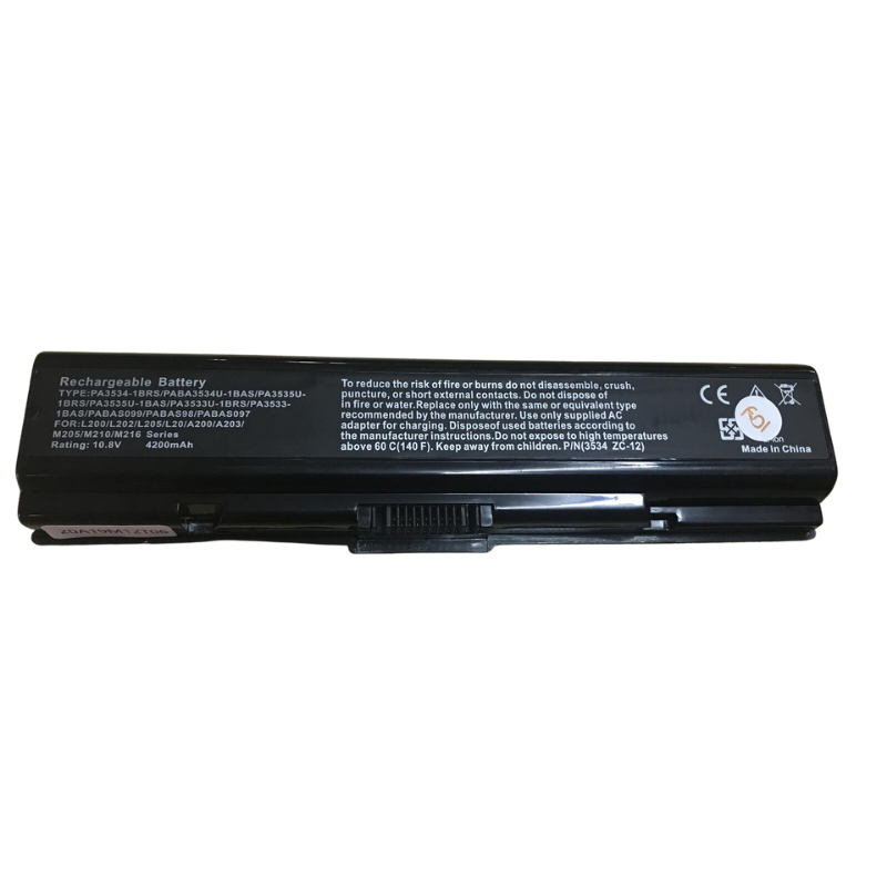 Toshiba PA3534U / PABAS098 replacement laptop battery
