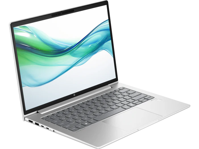 HP ProBook 440 G11 Pike Silver slim design laptop side view
