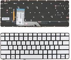 Black HP Laptop Keyboard Replacement with Full Layout and Frame
