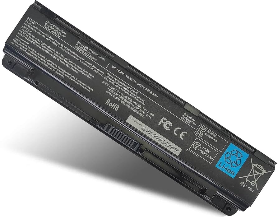 Toshiba PA5024U-1BRS C840 C850 L70 L75D PA5109U-1BRS Original Laptop Battery 4400mAh