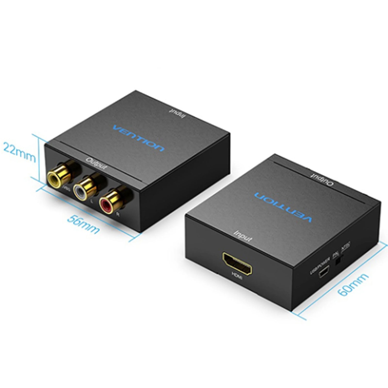 High-quality Vention HDMI to RCA AV converter
