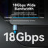 Vention 5-meter HDMI cable 4K ultra HD blue aluminum alloy
