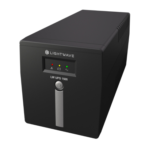 Lightwave 1500VA UPS 3-pin outlets stable power supply
