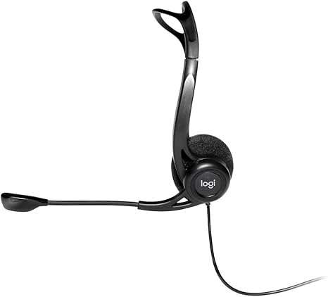 Comfortable Logitech PC960 headset for PC and laptop
