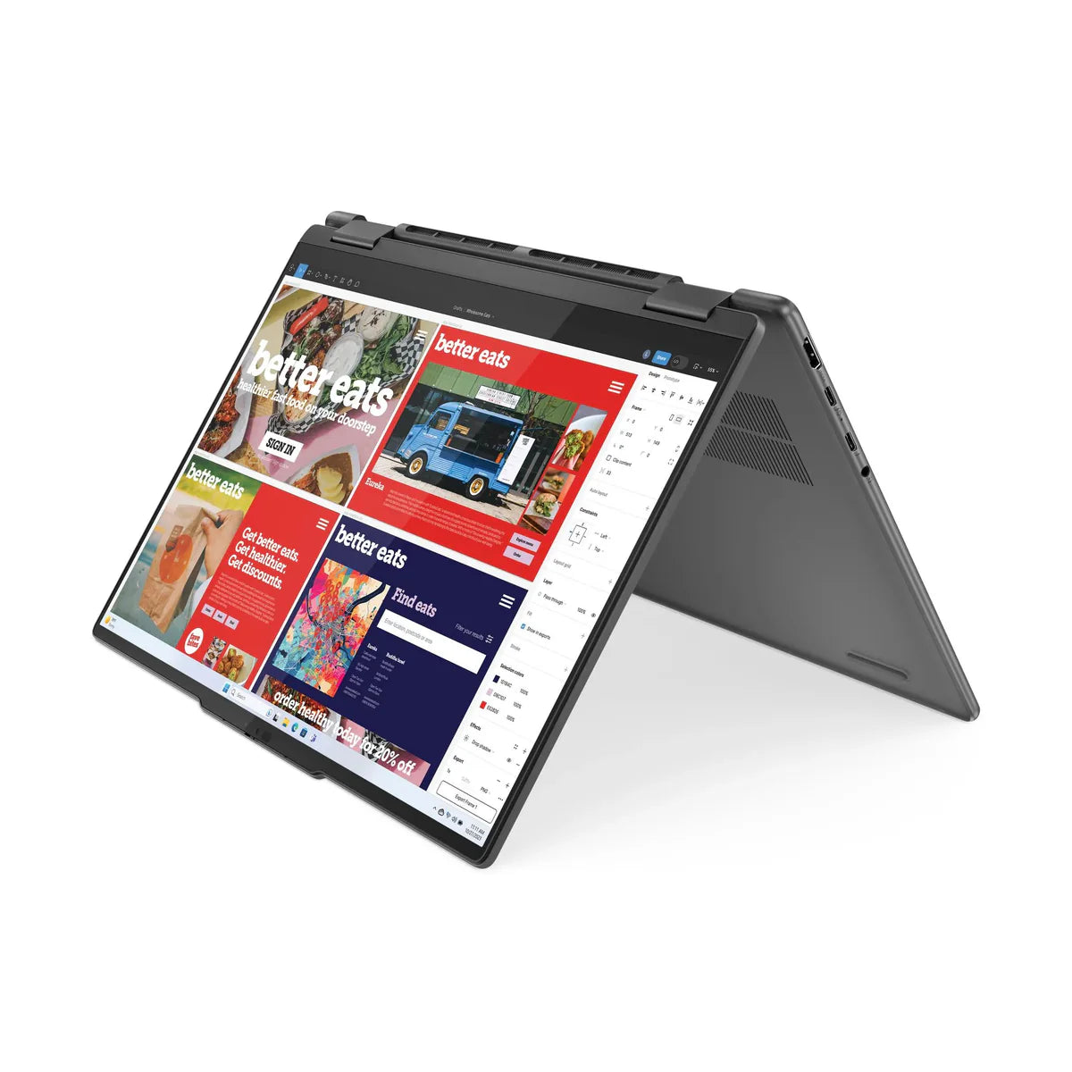 Lenovo Yoga 7 2-in-1 convertible touchscreen display
