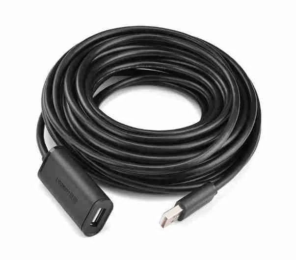 Long 20M USB-A extension cable for cameras, printers, and laptops
