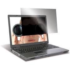 Protect sensitive data with 15-inch wide laptop privacy filter
