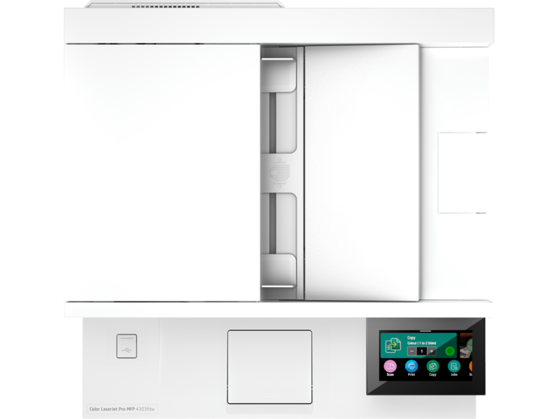 HP Colour LaserJet MFP 4303fdw printer Wi-Fi Direct and Ethernet connectivity
