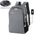 Black Gamme K9502W backpack with padded compartments and USB charging
