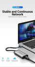 High-speed docking station with USB 3.0 ports and Ethernet
