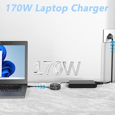Lenovo Legion 5, 7i, ThinkPad P1 Gen 6 compatible 170W adapter
