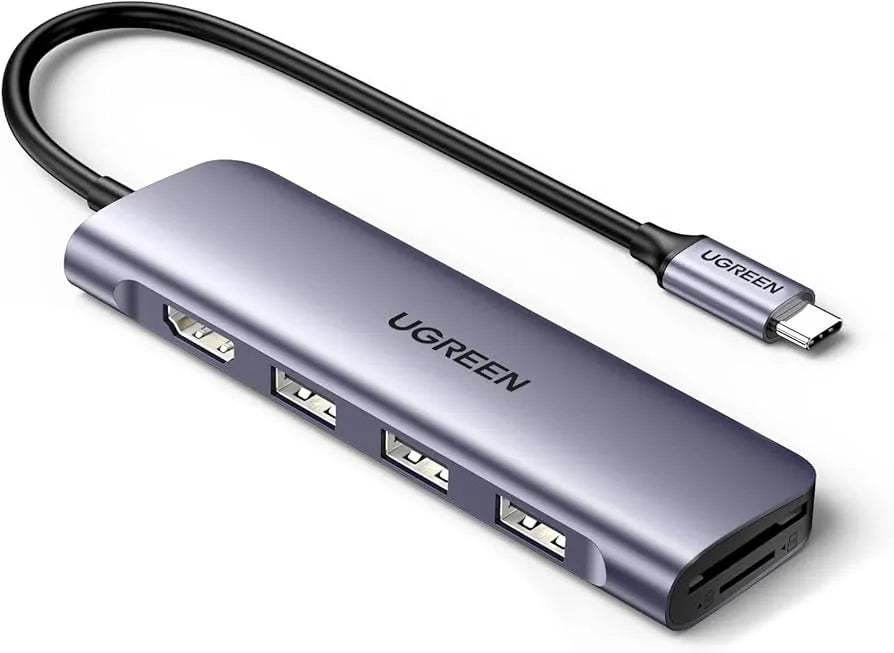 UGREEN CM512 USB-C hub with HDMI, RJ45 Ethernet, and 100W PD
