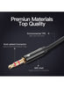 Vention 0.3M 2-in-1 Audio Cable 3.5mm Male to Female Black
